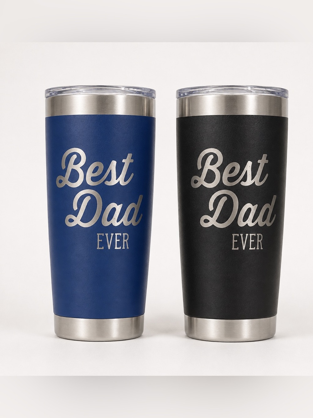 BRAND NEW WITH TAGS Best Dad Ever 20 oz Engraved Tumbler – Black or Navy
